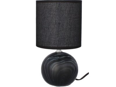 LIVELLO LAMPA LAMPKA NOCNA CERAMICZNA 25CM - czarny