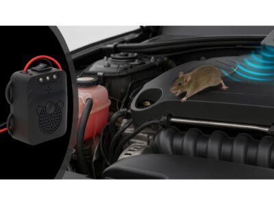 ODSTRASZACZ GRYZONI SAMOCHODOWY DO AUTA ULTRADŹWIĘKOWY