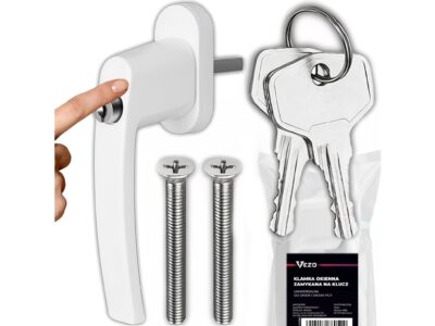 VEZO KLAMKA OKIENNA Z ZAMKIEM