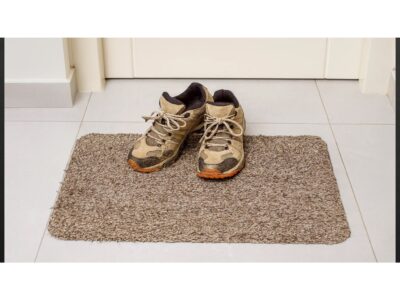 WYCIERACZKA MATA DO BUTÓW DYWANIK 70x45 - brązowy