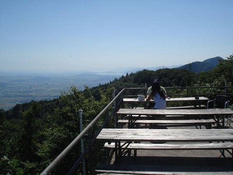 Terrasse auf dem Weissenstein