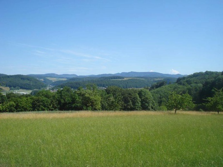 Blick über Tafeljura zum Kettenjura