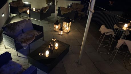 Winterliche Sisième-Terrasse