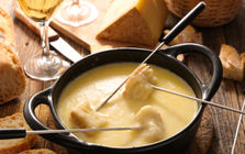 Fondue im Aare Chalet