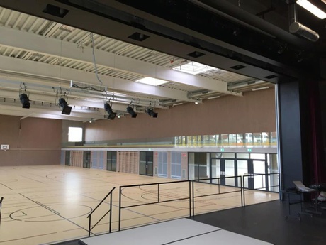 Halle von der Bühne aus