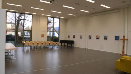 Saal im Kirchgemeindehaus