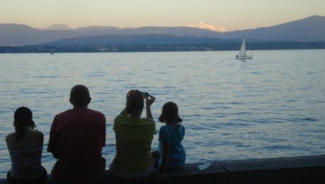 Nyon in der Abendstimmung