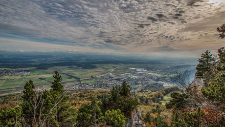 Blick von der Roggenflue Richtung Oensingen