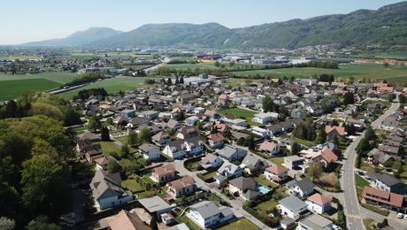 Gunzgen in der Gäuebene