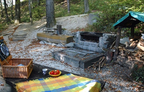 Grillplatz bei Reservoir Steinbruch