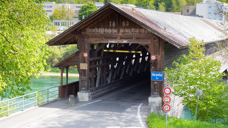 Holzbrücke in Fulenbach