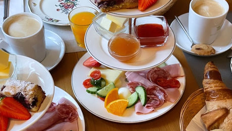 Frühstück im Café und Bistro Träffpunkt