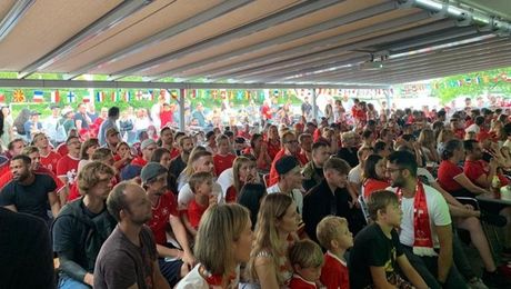 Public Viewing im Palmaares
