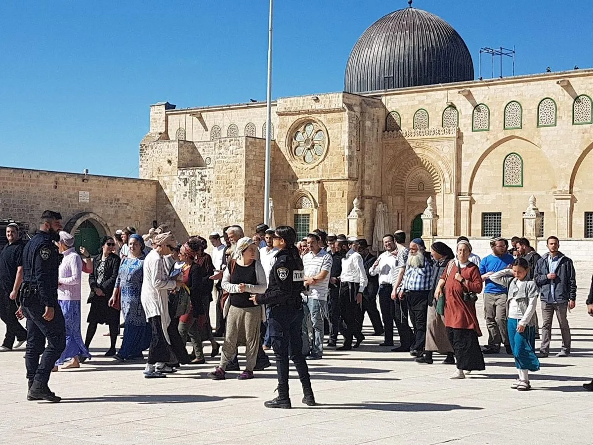 مستوطنون يؤدون صلاة ورقصاً في الأقصى بحماية شرطة الاحتلال