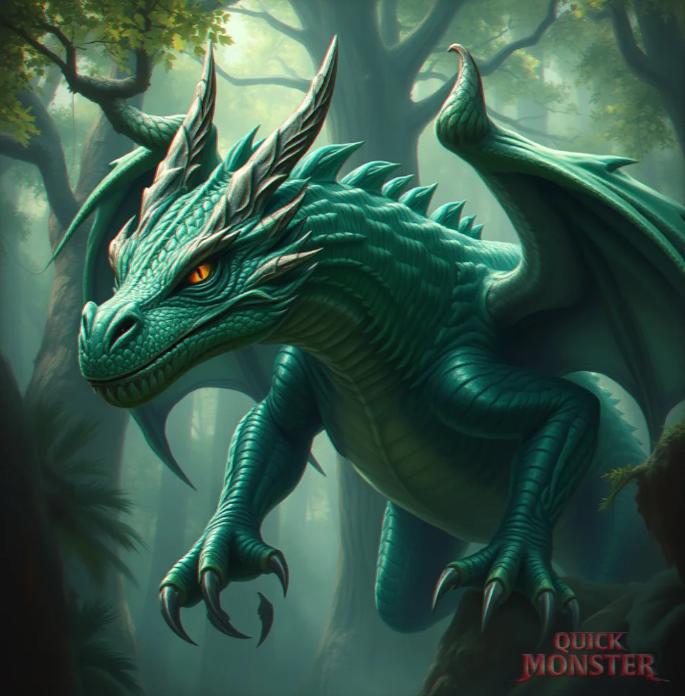 Cunning Green Dragon