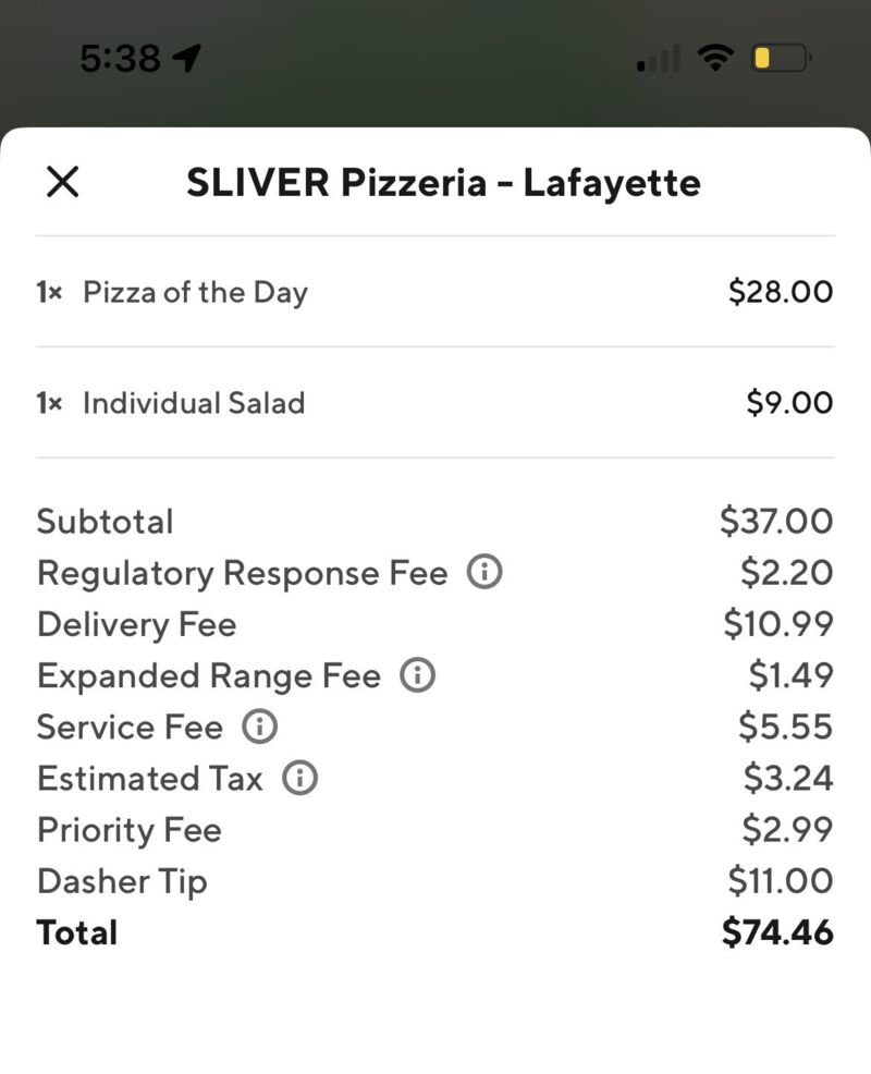 Millenials now have to save up 250M € for retirement just to afford Doordash twice a week