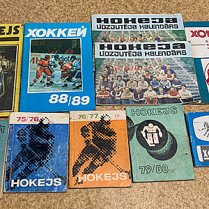 "Hokejs" 1975/76, 1976/77, 1977/78 u.c.