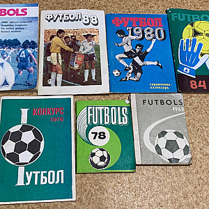 "Futbols" 1978, 1980, 1984 u.c.