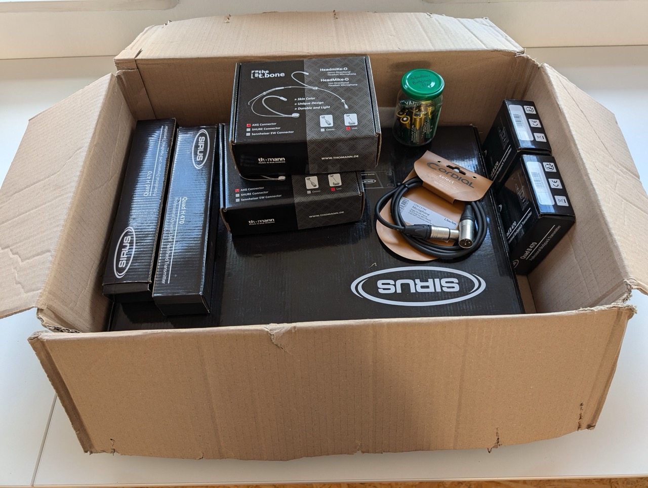 Audio - prof. Funkmikrofone Headmikes