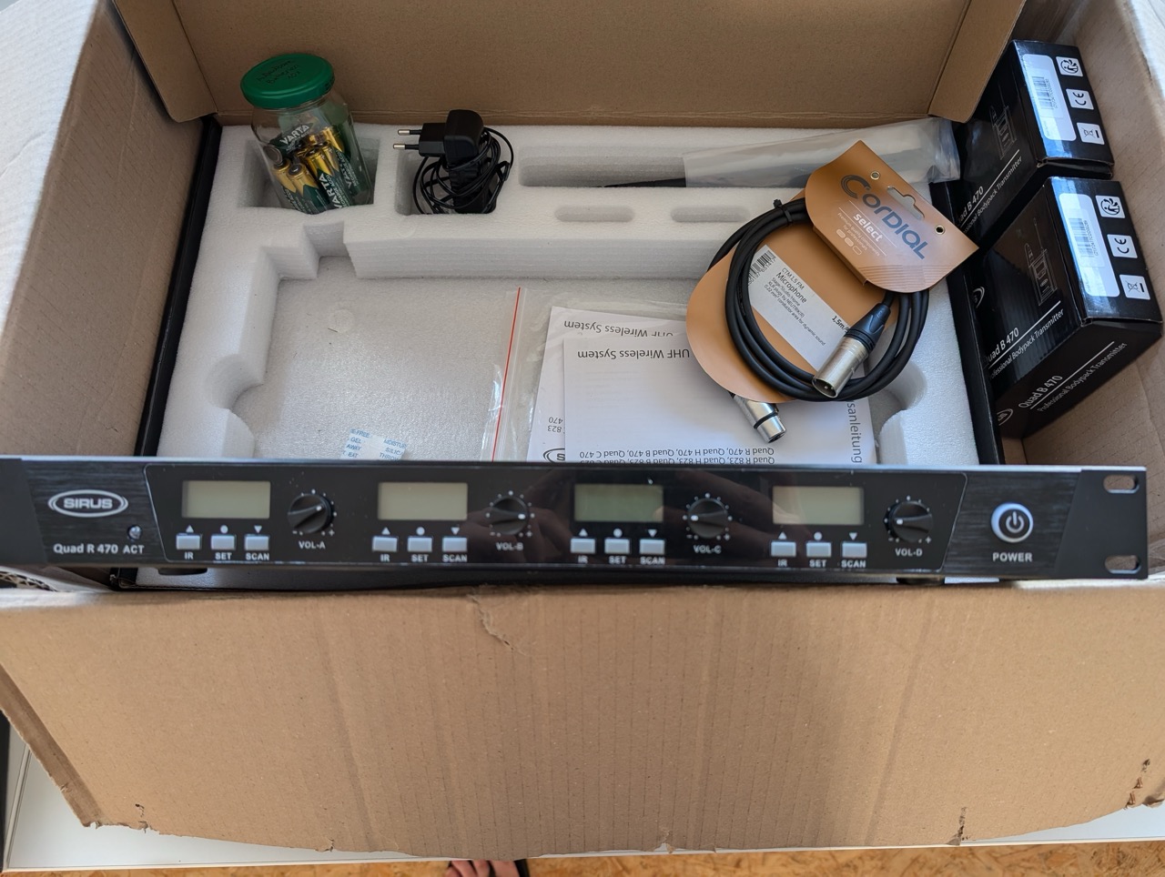 Audio - prof. Funkmikrofone Headmikes