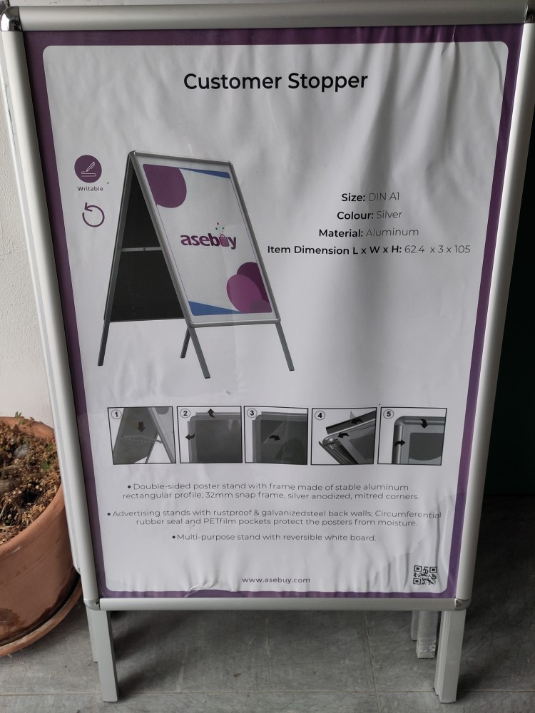 Sonstiges - Plakatständer / Passantenstopper