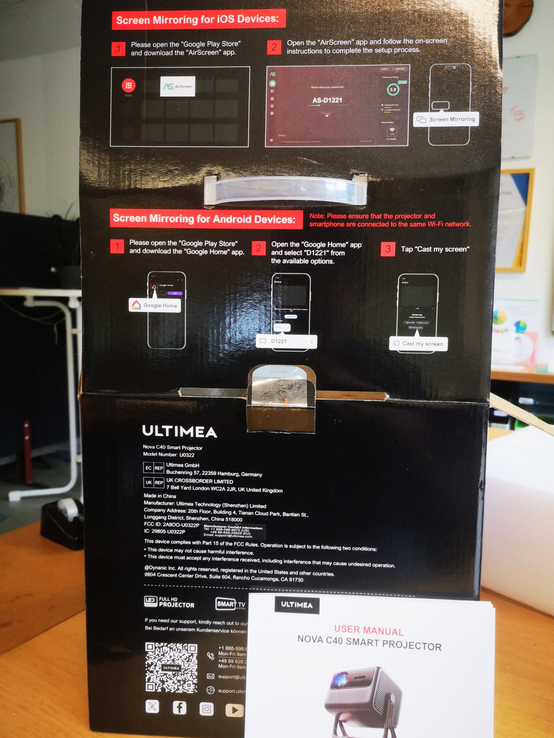 Video - Beamer Nova C40 full-HD