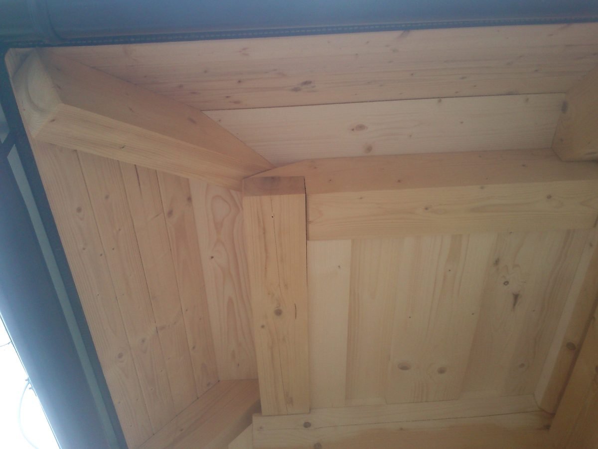 Detail tesárskej práce