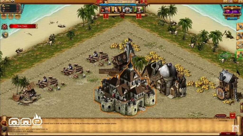 Pirates – Tides of Fortune game interface