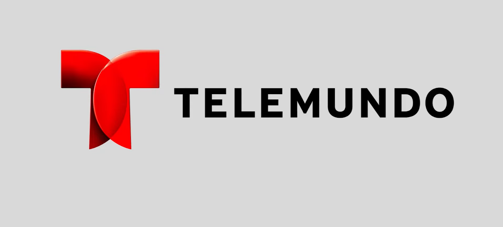 The red and white Telemundo logo on a plain background