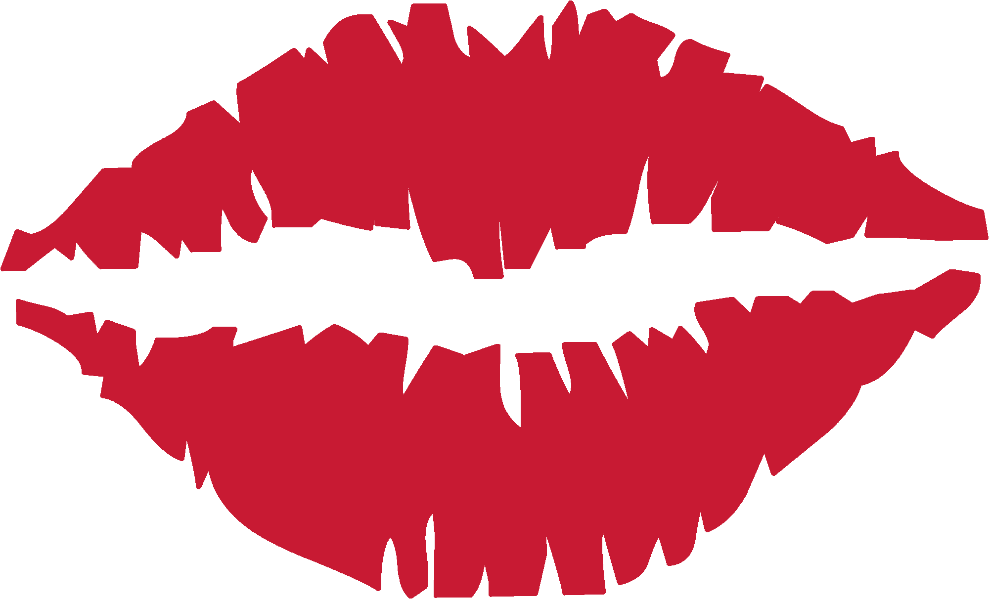 Red Kiss Lips