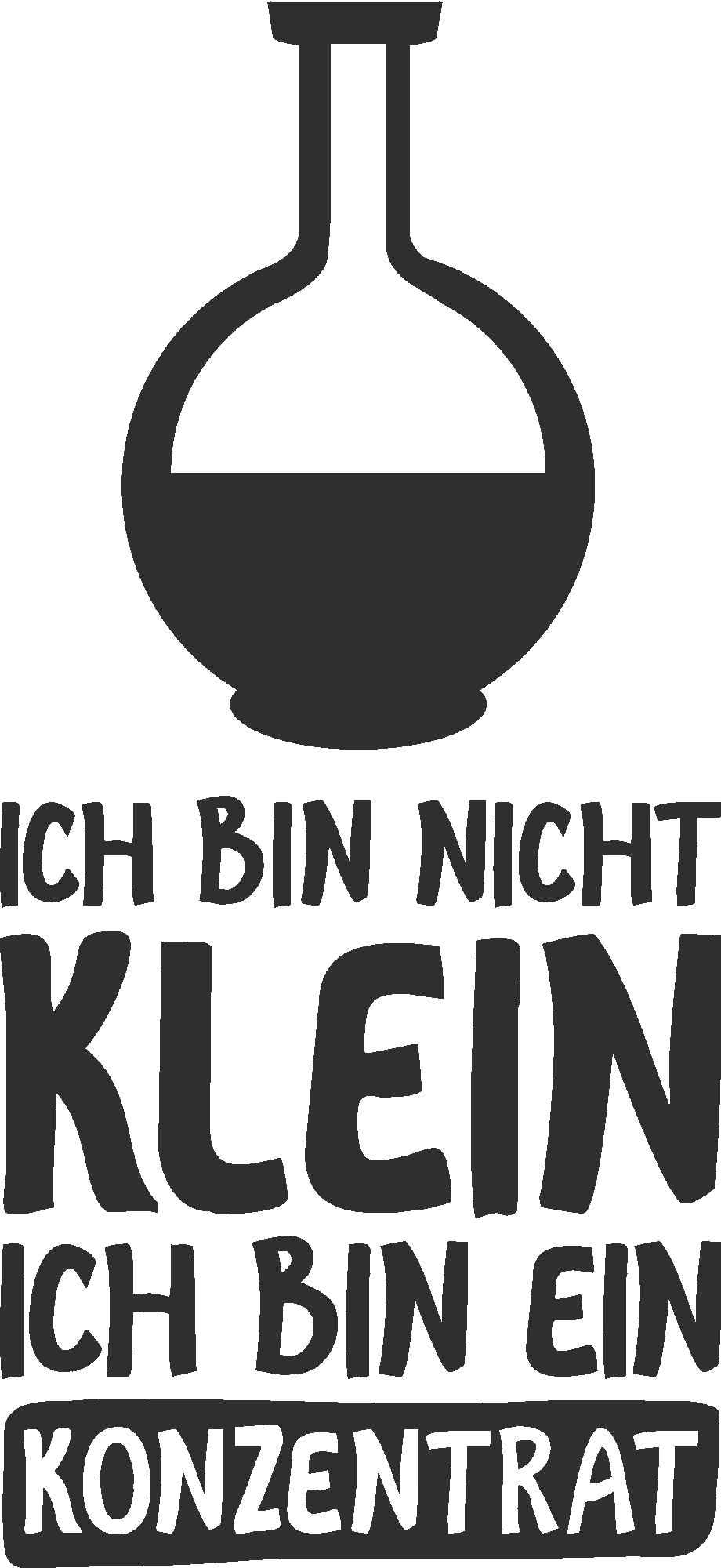 Ich bin nicht klein ich bin ein Konzentrat