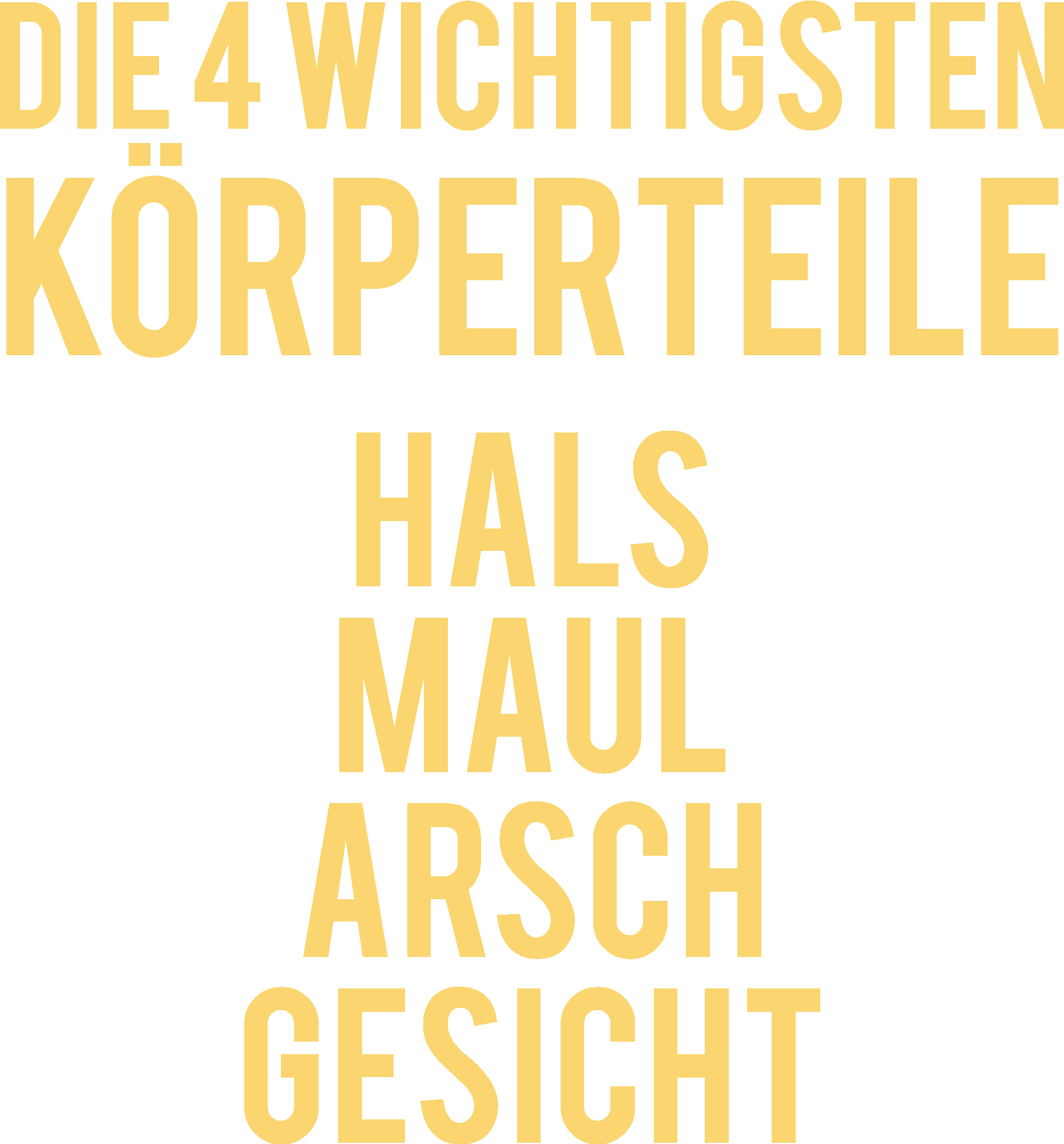 Hals Maul Arsch Gesicht