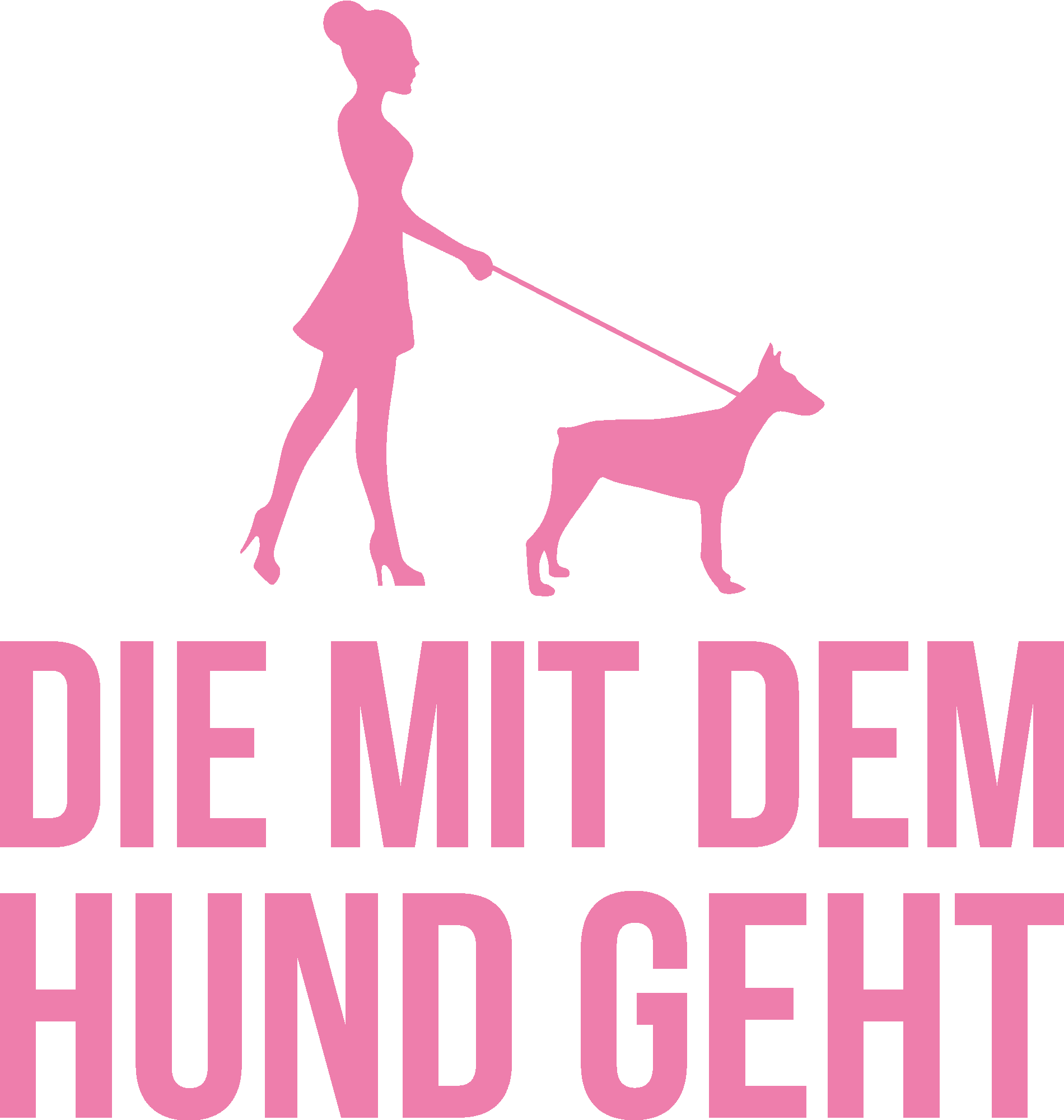 Die mit dem Hund geht