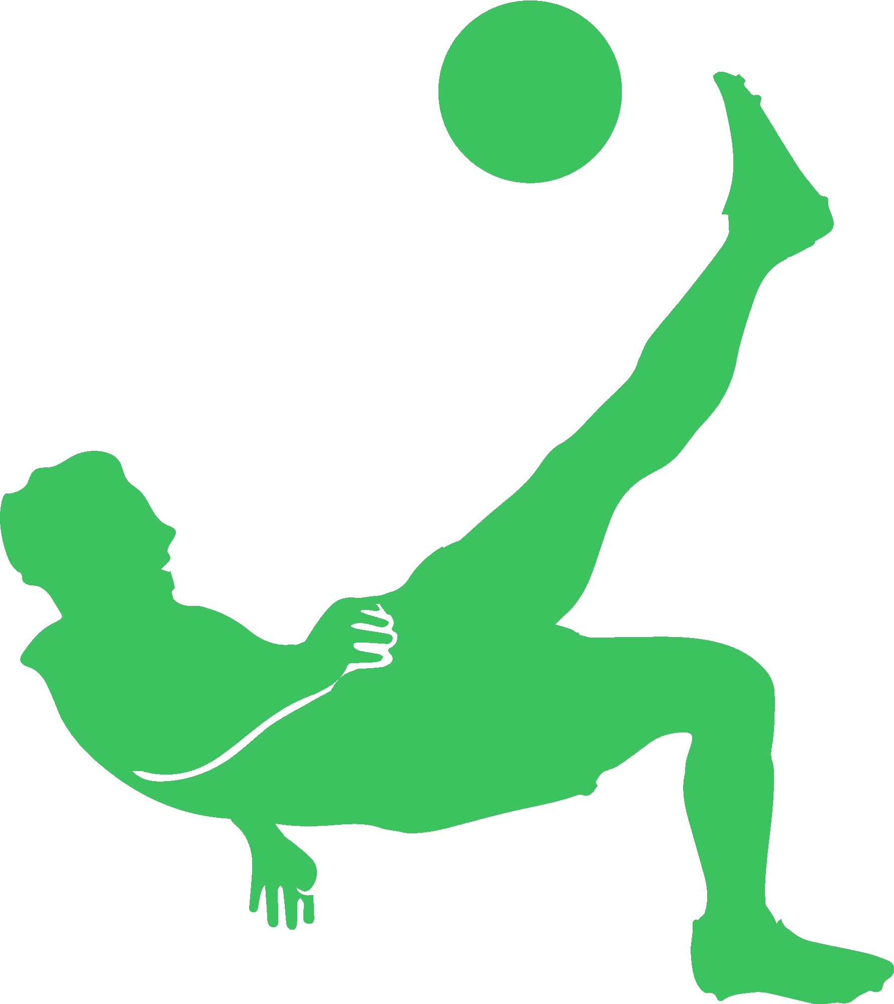 Kick Back Soccer Player