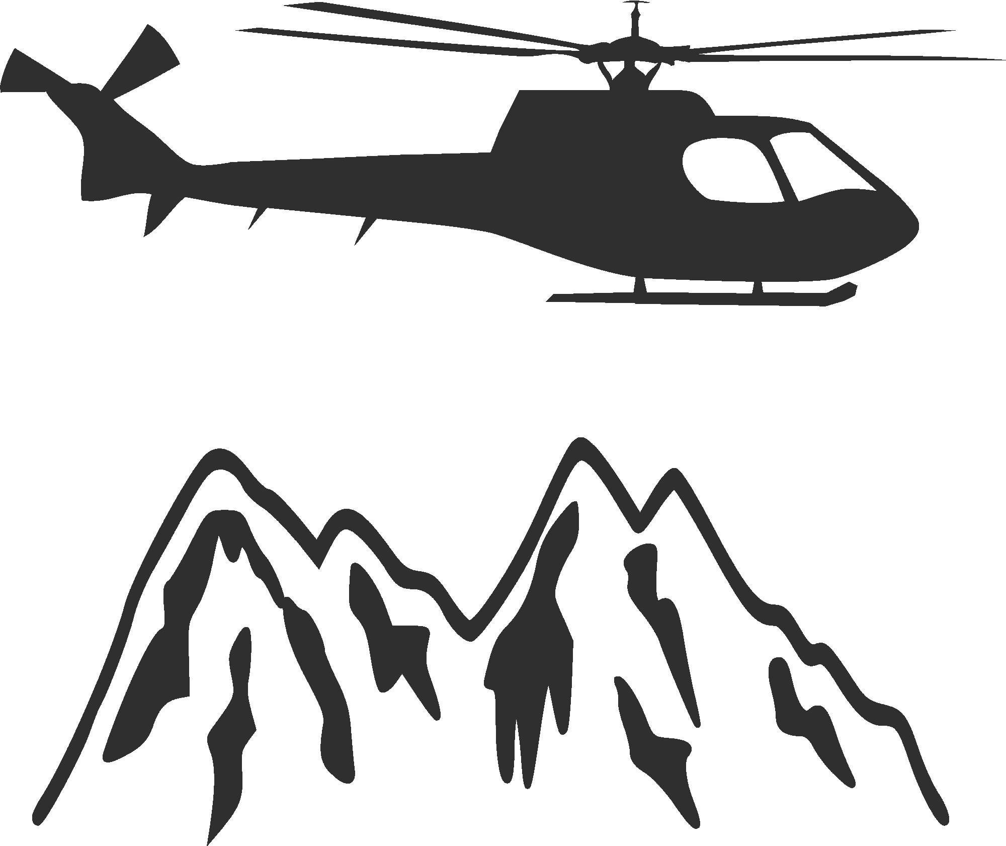 Mountain Rescue Helicopter