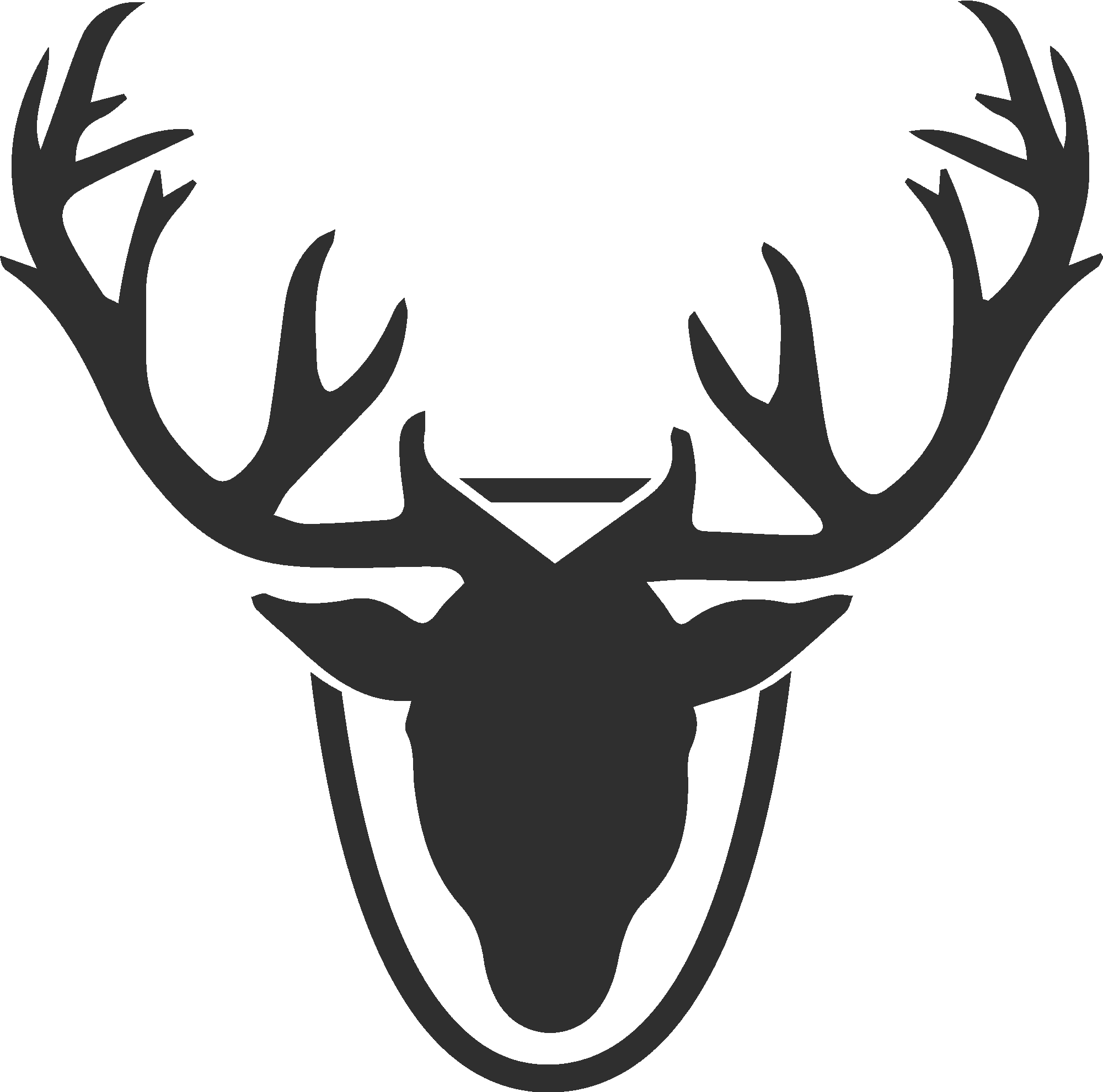 Antlers Trophy Silhouette
