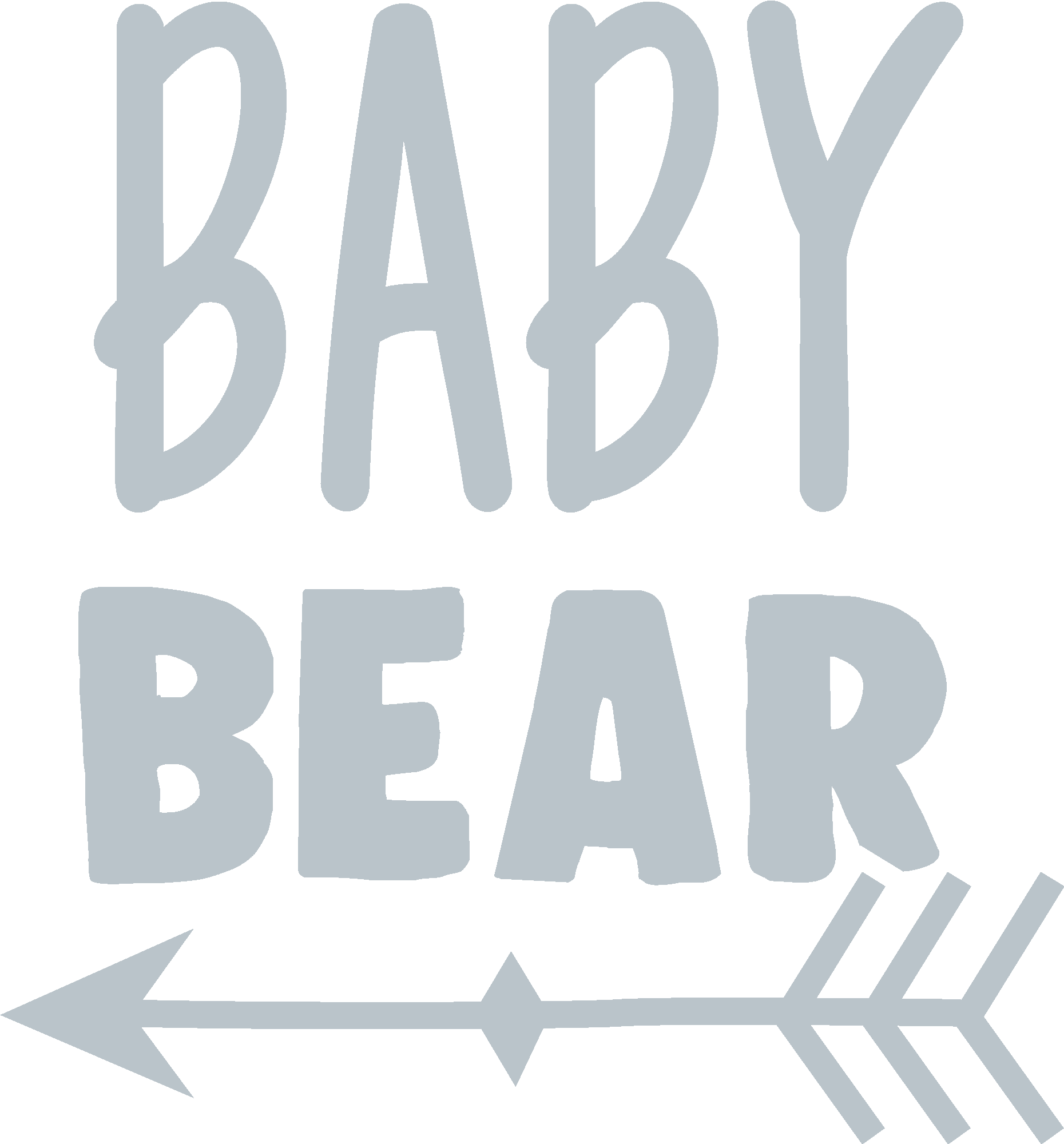 Baby Bear Arrow Left