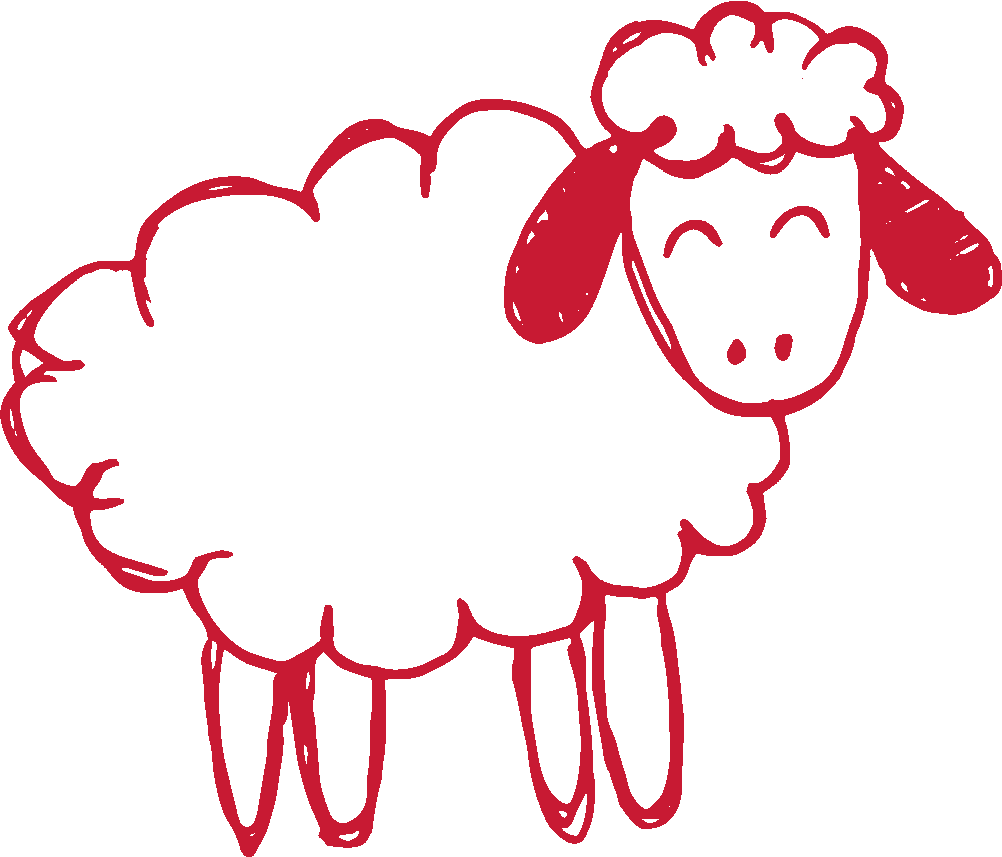 Happy Sheep Sketch