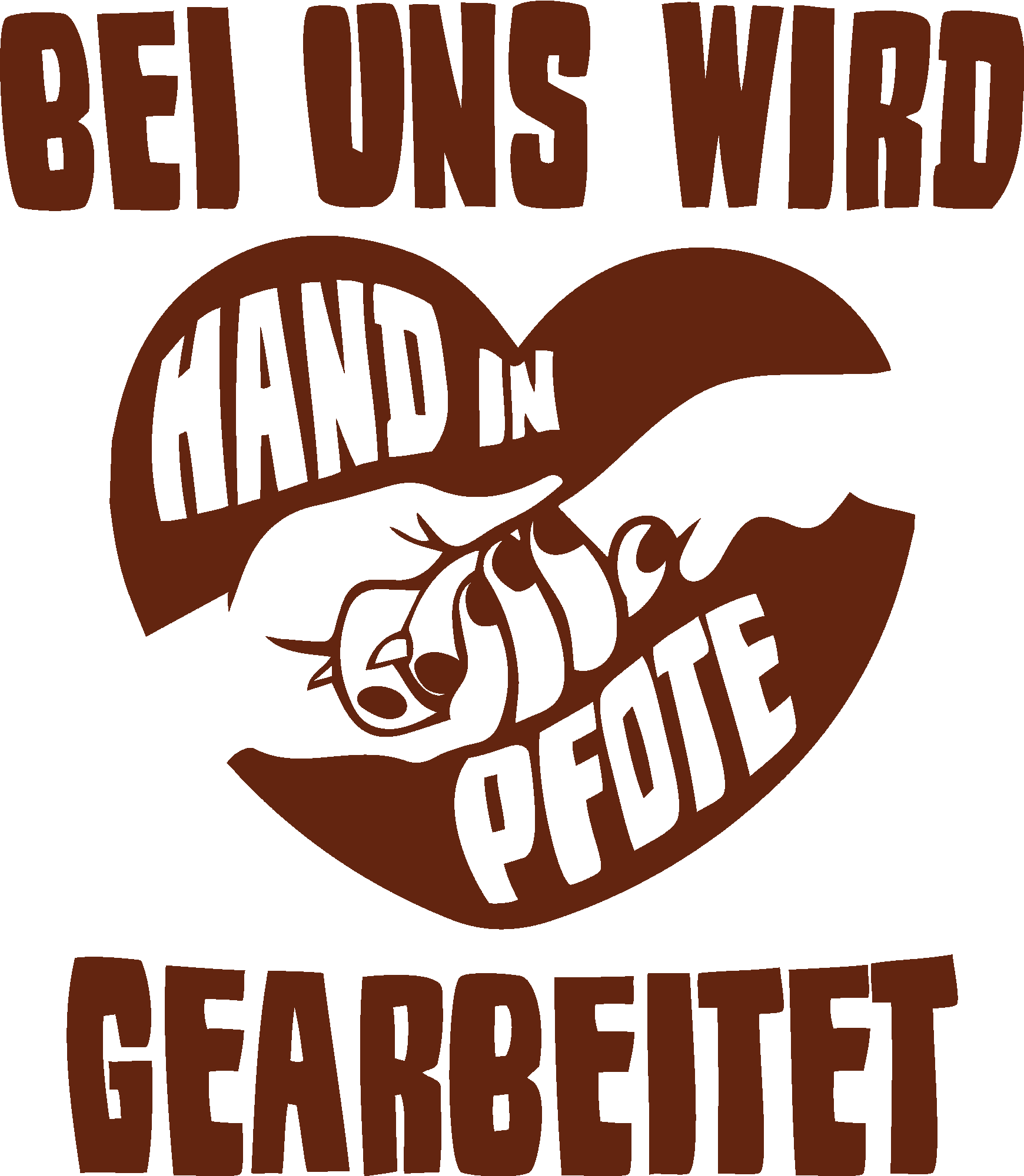 Bei uns wird Hand in Pfote gearbeitet