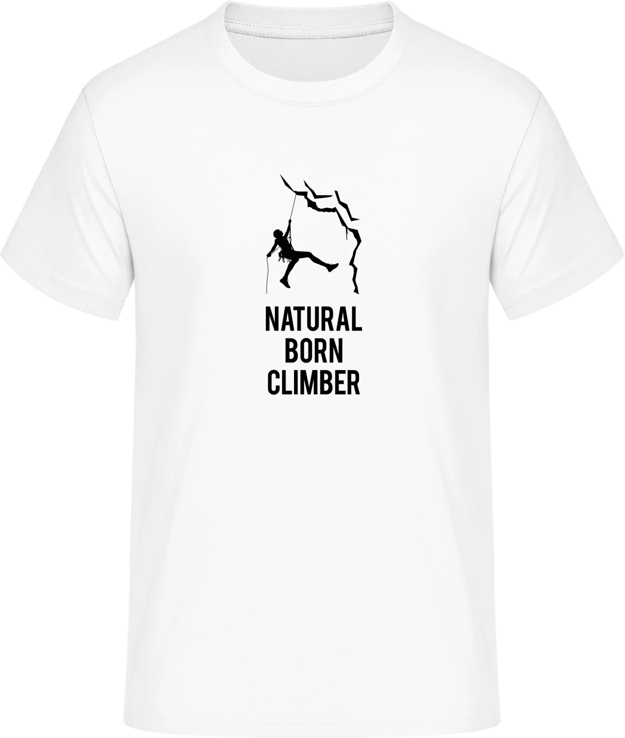 Natural Born Climber - Front_Weiß