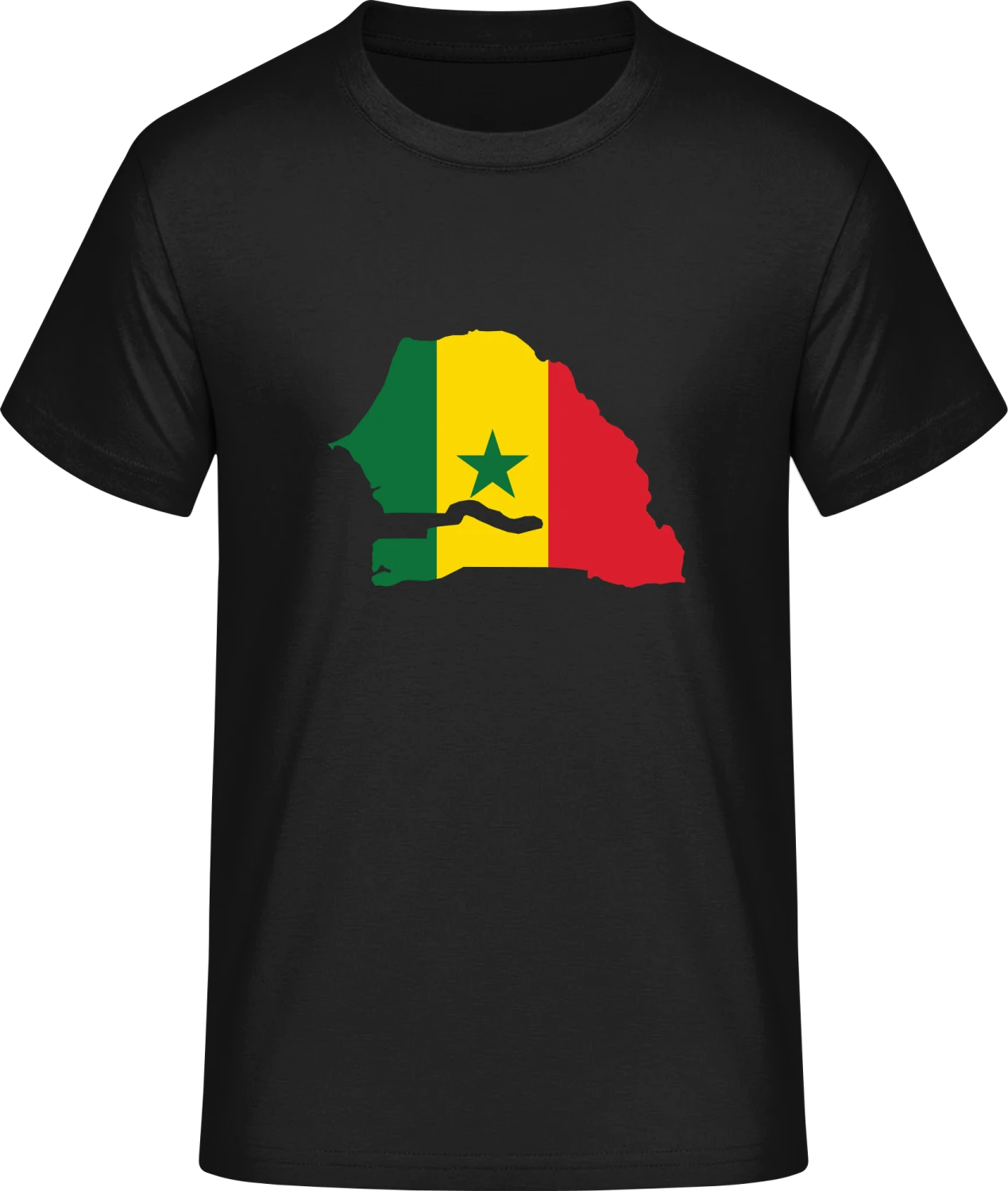 Senegal Map - Front_Schwarz