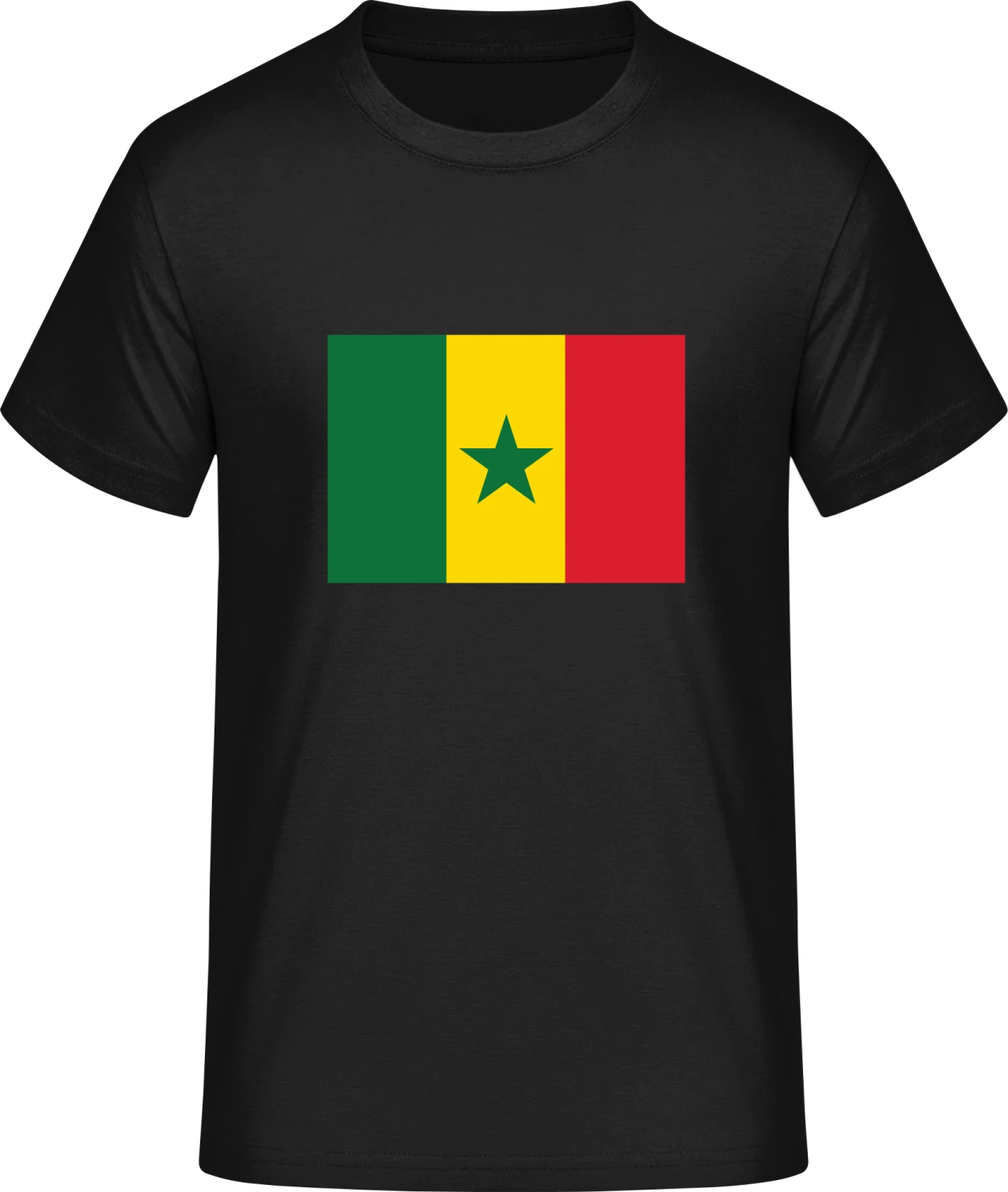 Senegal Flag - Front_Schwarz