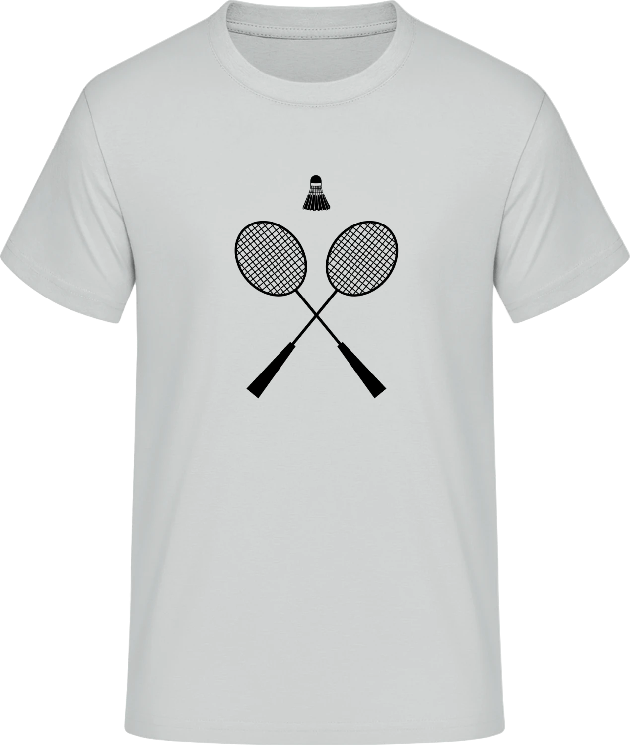 Badminton Equipment - Front_Pacific grey
