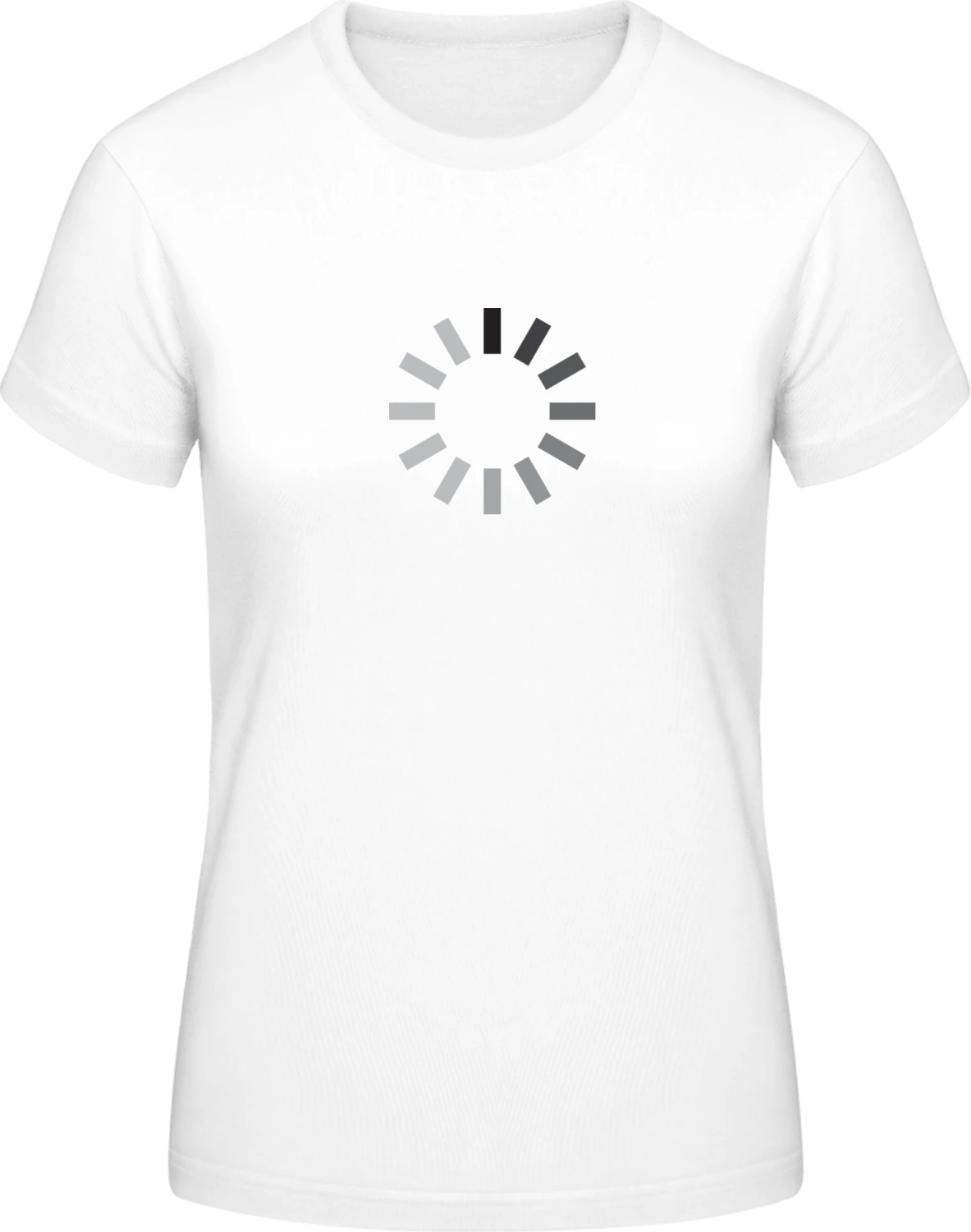 Flash Loading - White #E190 women T-Shirt - Front