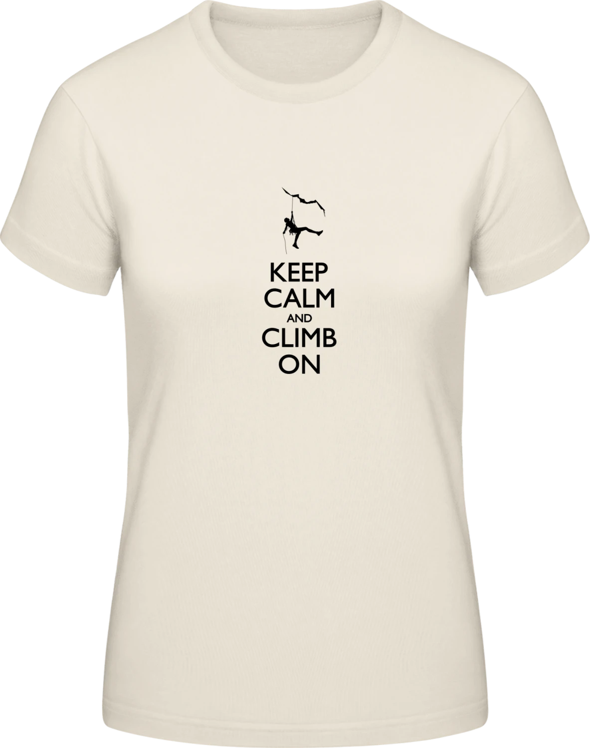 Keep Calm and Climb on - Front_Natural