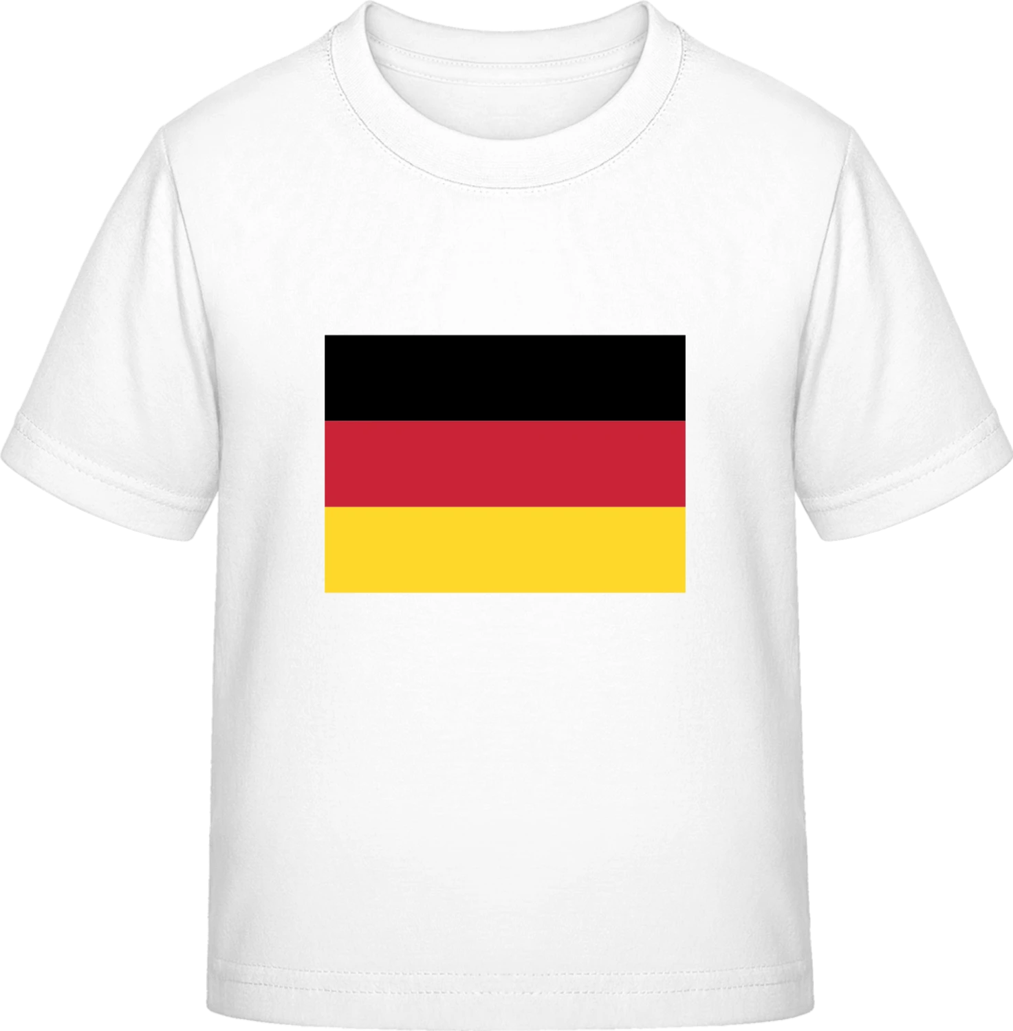 Germany Flag - White Exact 190 Kids - Front
