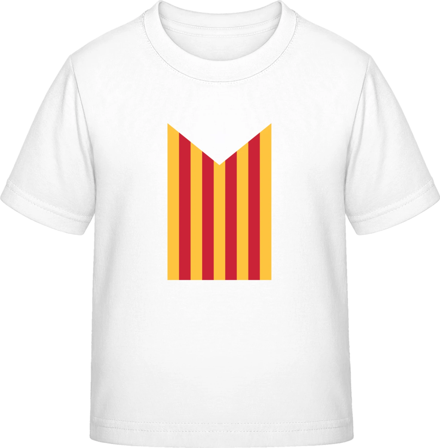 Catalan Flag - White Exact 190 Kids - Front