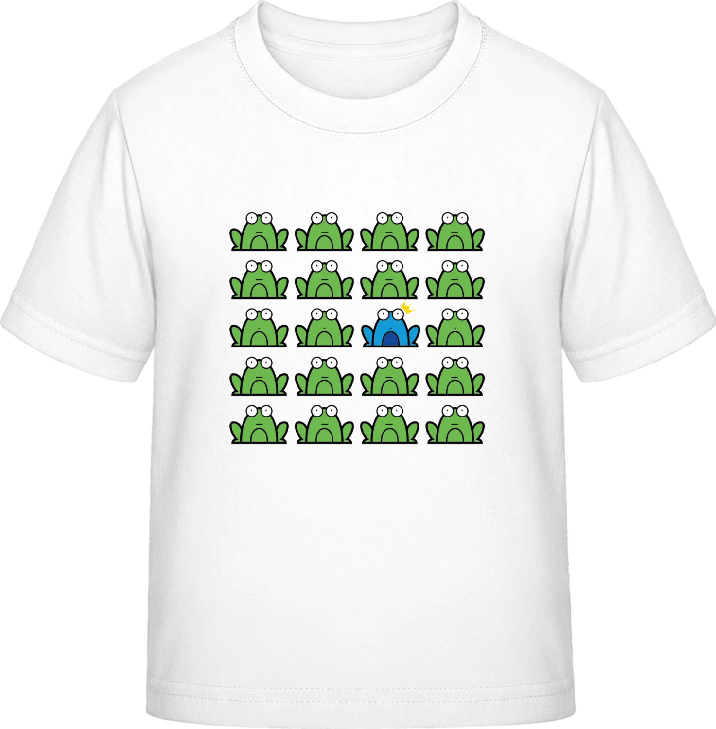 Be Different Frog - White Exact 190 Kids - Front