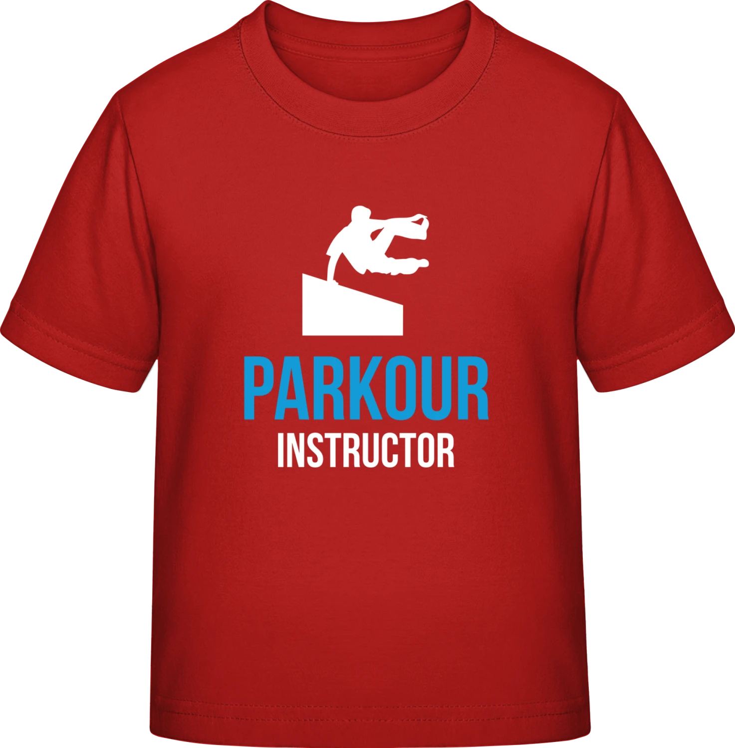 Parkour Instructor - Red Exact 190 Kids - Front