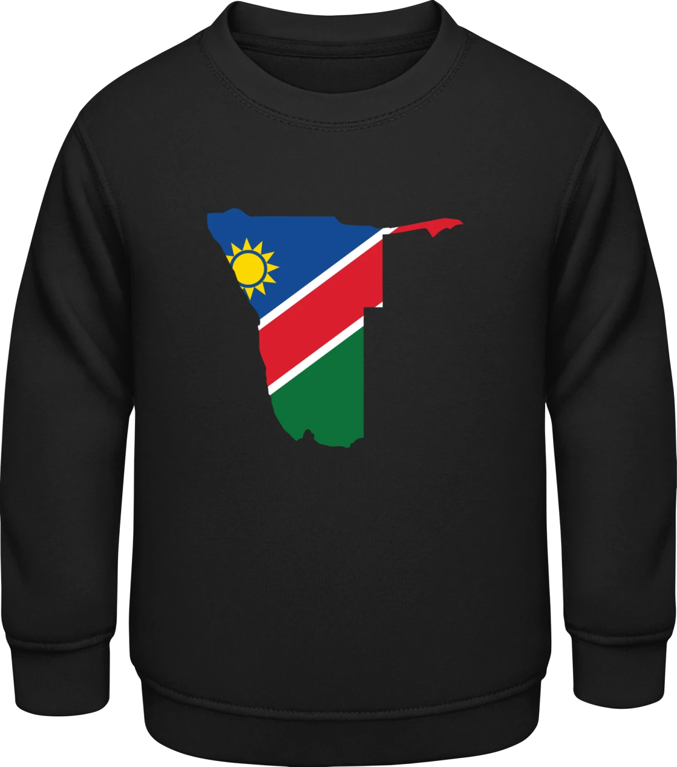 Namibia Map - Black AWDis Sweat kids - Front